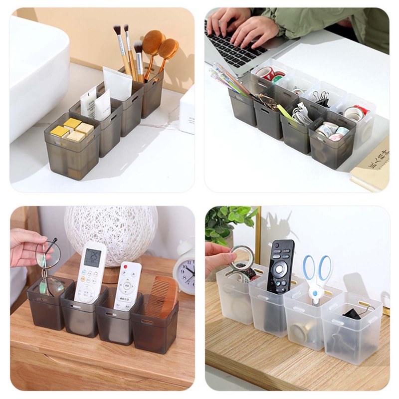 Set 2 Hộp Đựng Đồ Lót Nhiều Ngăn Tiện Lợi