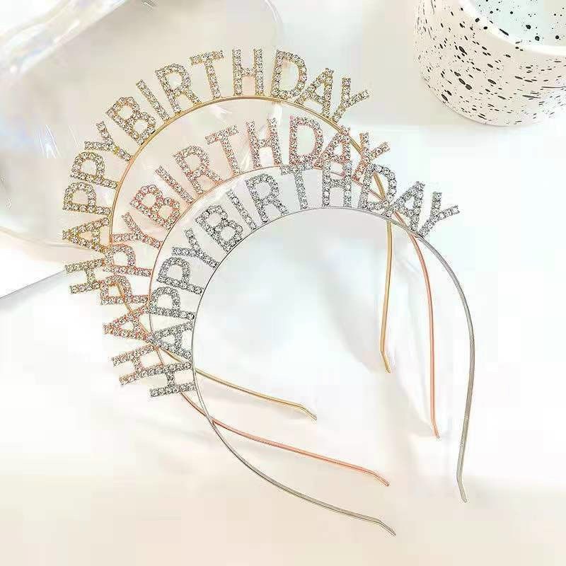 Cài tóc thời trang nữ happy birthday BDS444
