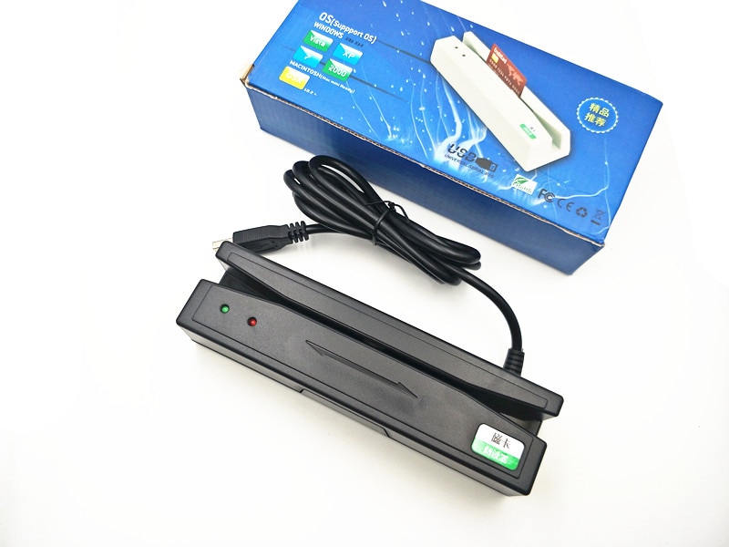 Máy Quét Thẻ Từ Tính 2 Cổng usb Cho Máy Tính