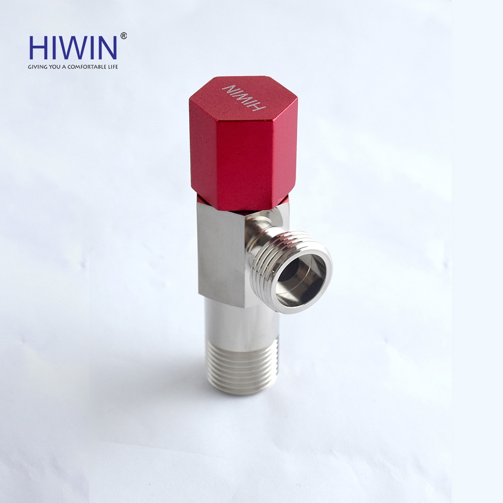 Van T chia nước vòi sen vòi xịt, van giảm áp lực nước chất liệu đồng mặt gương HIWIN JF-3062H