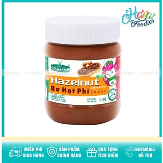 [HÀNG CHÍNH HÃNG] Bơ Hạt Phỉ Cacao Golden Farm