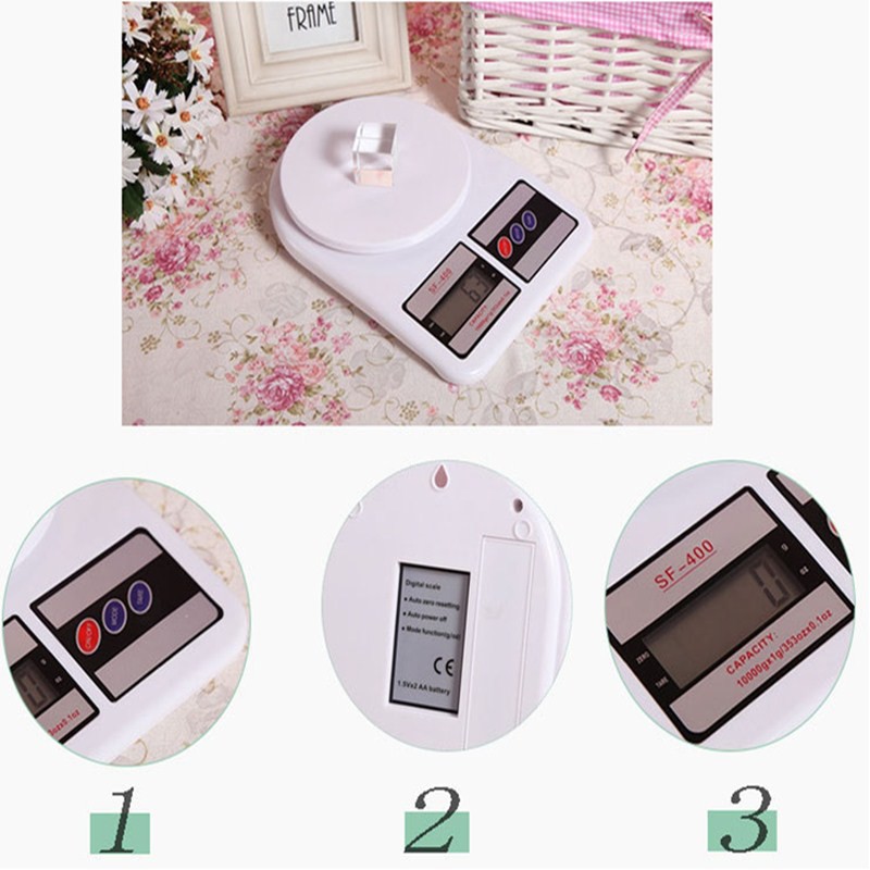 Cân Điện Tử Đo Trọng Lượng Thực Phẩm Nhà Bếp Tiện Dụng