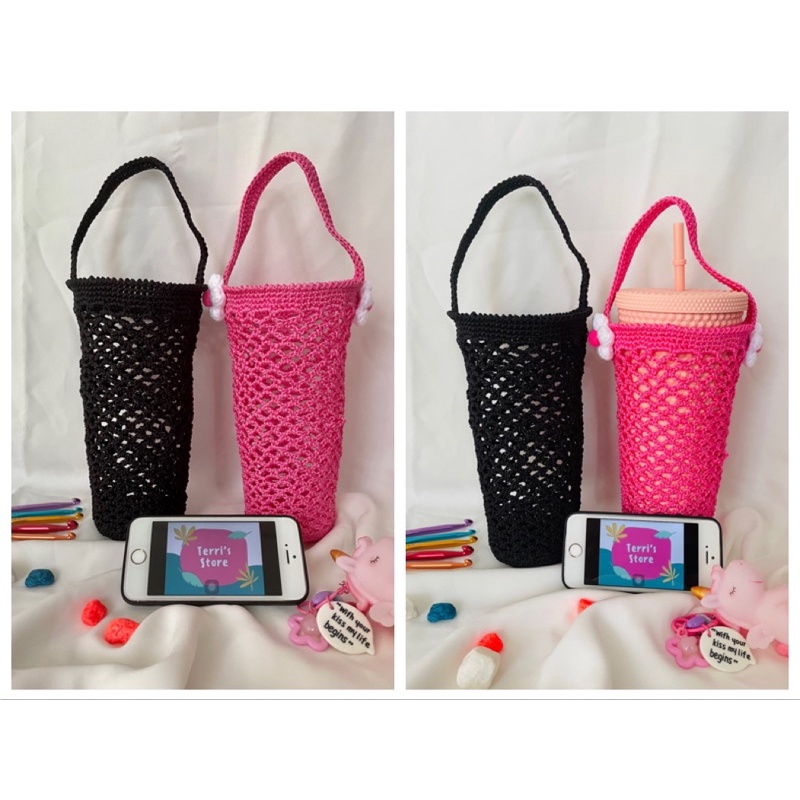 Handmade - Túi đựng ly Starbuck Handmade thủ công cho ly Bling hoặc ly cao dung tích 709ml