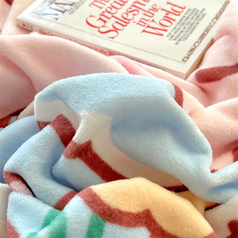 Bộ Chăn Ga Gối Nỉ Nhung Mịn Baby Happy Everyday 4 Món Nhập Khẩu Cao Cấp - Meo Meo Bedding