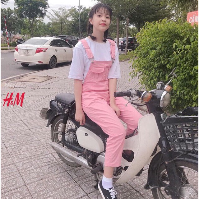 Quần Yếm kaki 2 túi hộp dễ thương . | BigBuy360 - bigbuy360.vn