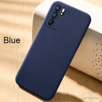 Ốp điện thoại silicon TPU mềm nhám siêu mỏng chống sốc chống dấu vân tay cho điện thoại OPPO A95 A16K A55 4G Reno 6Z 5G