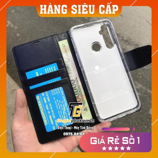 [FreeShip]  Bao da cho OPPO Realme 5i, Realme 5s, Realme 5 dạng ví có quai gập chính hãng Hanman | BigBuy360 - bigbuy360.vn
