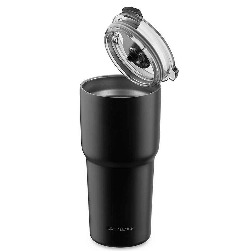 Ly giữ nhiệt LocknLock Swing Tumbler LHC4179 LHC4197BLK dung tích 350ml màu đen  - K-MALL