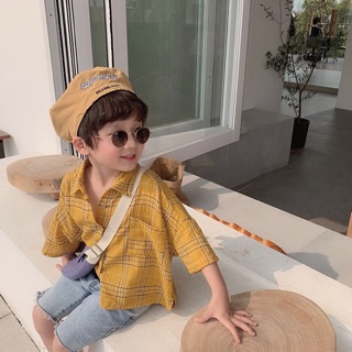 Áo sơmi bé trai