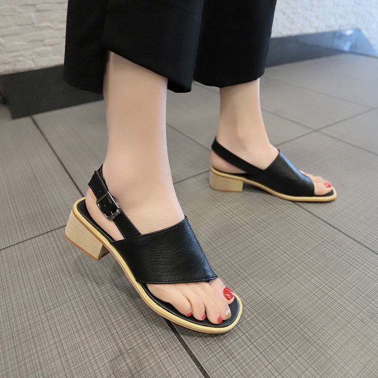 Giày cao gót sandal nữ quai ôm cổ chân