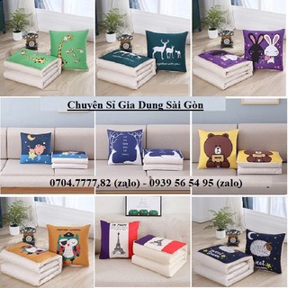 mền trong gối - mền gối 2 trong 1