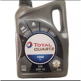 Dầu nhớt ôtô cao cấp total quartz 7000 sn 10w-40 4l