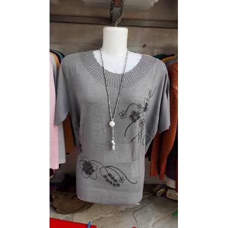 Áo Len Thun Mongtoghi Mềm Mát Có Tay Ngắn Và Tay Lửng Hàng Quảng Châu Cao Cấp Free Size 52-75kg