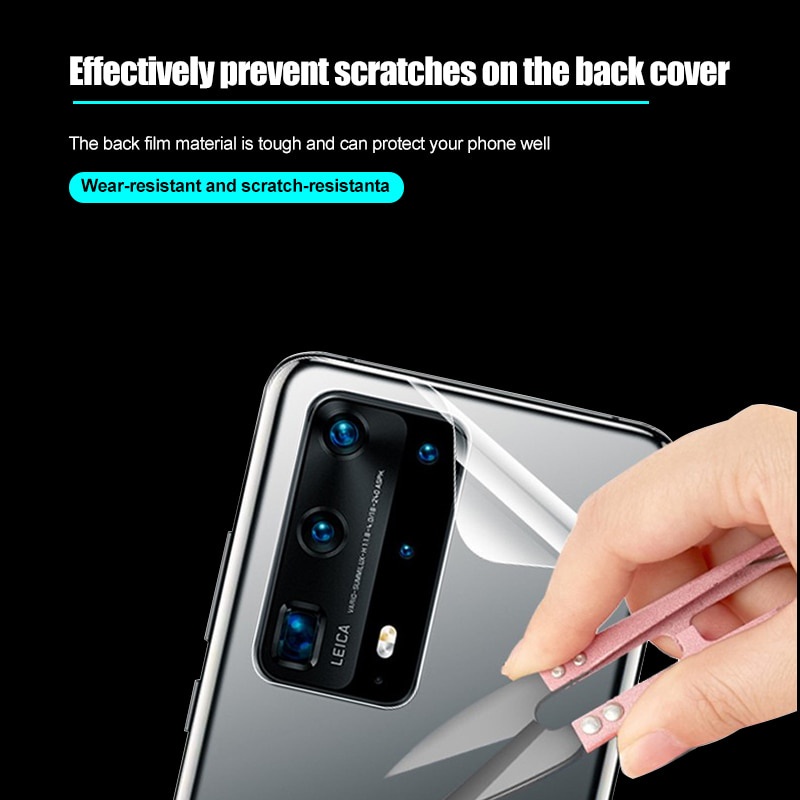 Kính Cường Lực Miếng Dán Lưng PPF Cho Xiaomi Mi 10T 11 11T 9T Lite Redmi K20 K30 Note 9 10 10s 9s 8 7 9A 8A 7A Poco F2 X3 GT F3 M3 Pro Max