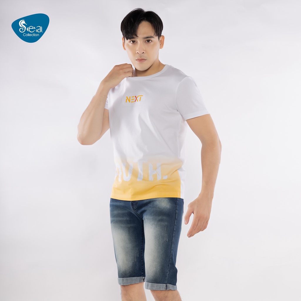 Áo Thun Nam Tay Ngắn Cổ Tròn Sea Collection Thêu NEXT 8827