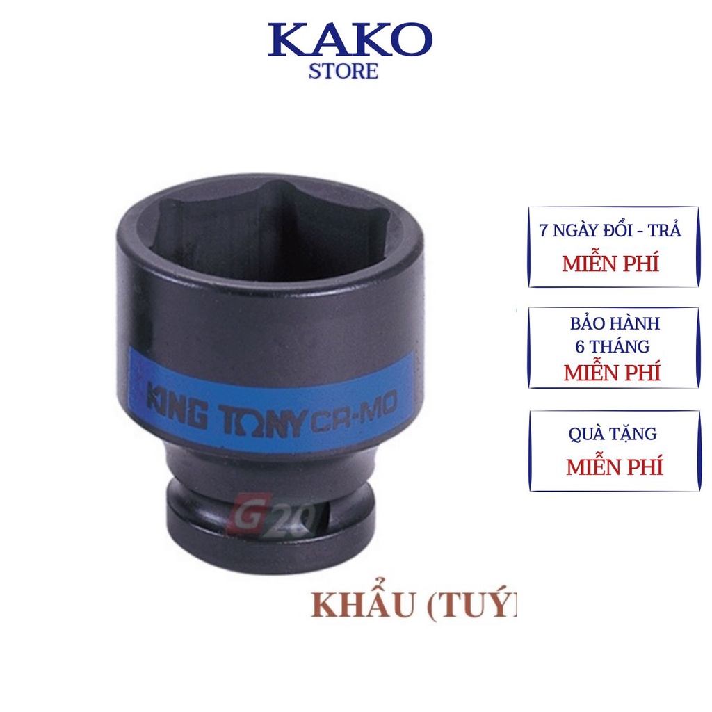 Đầu tuýp 1'' kingtony , đầu khẩu kingtony 1 inch, Kako