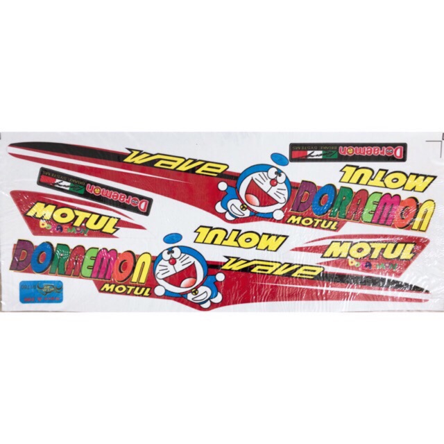 Tem xe Wave chế Doraemon