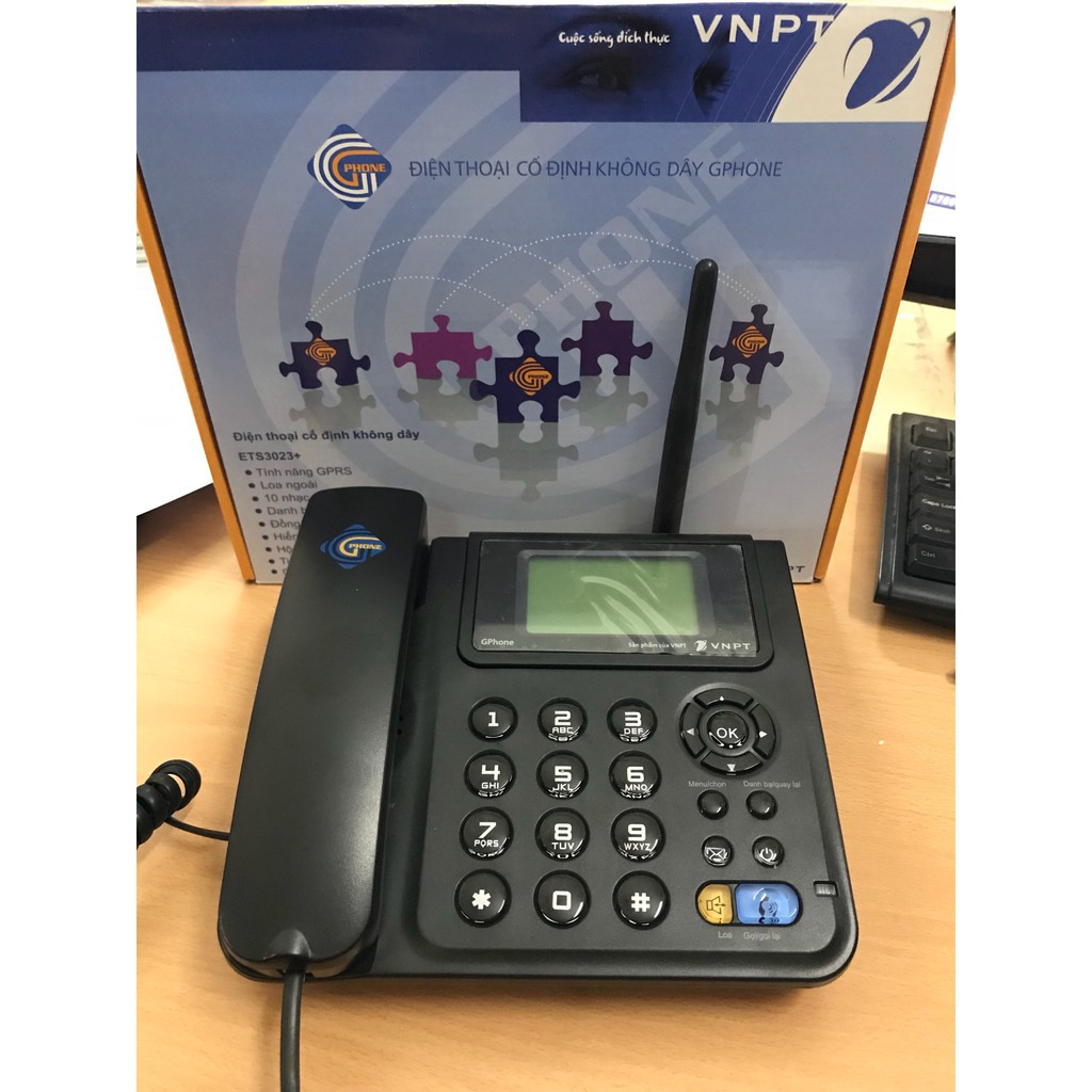 ETS3023 ☎️ Máy Điện Thoại Bàn ☎️ Gphone Huawei ETS3023 Dùng Sim STK VNPT