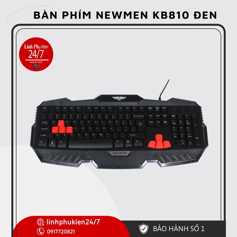 Combo Bàn phím + chuột Newmen KM810 chuyên phòng game và internet