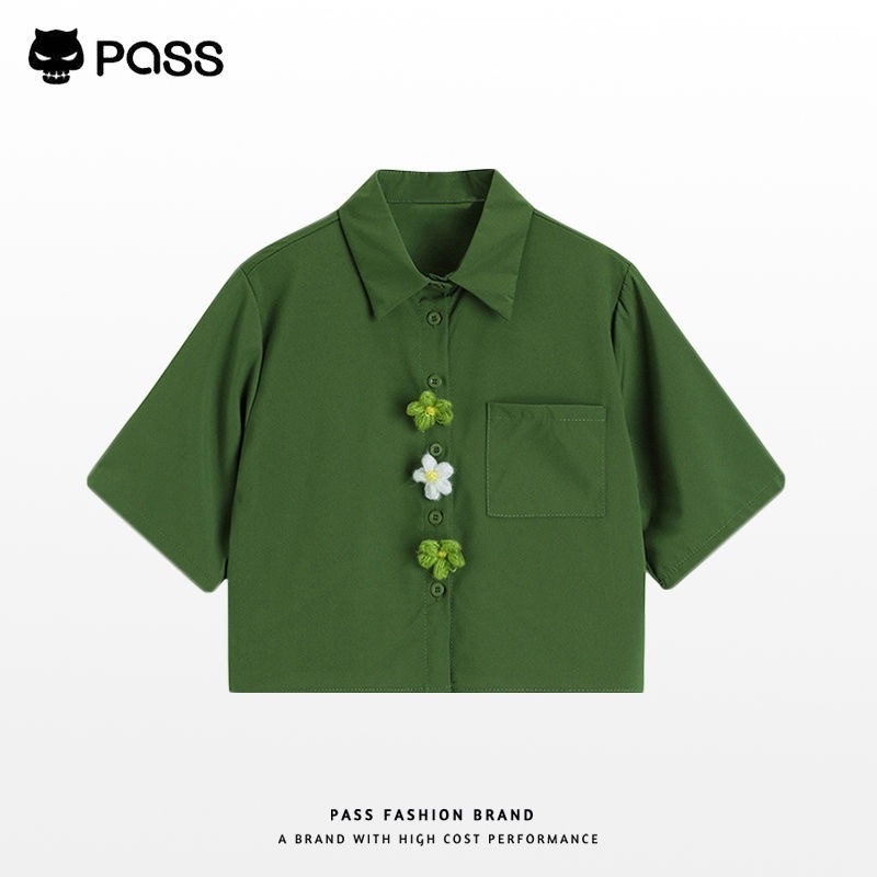 Áo Sơ Mi Tay Ngắn Dáng Rộng Cỡ Lớn Thời Trang Mùa Hè Hàn Quốc Cho Nữ