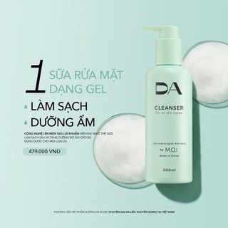 Sữa rửa mặt da by moi