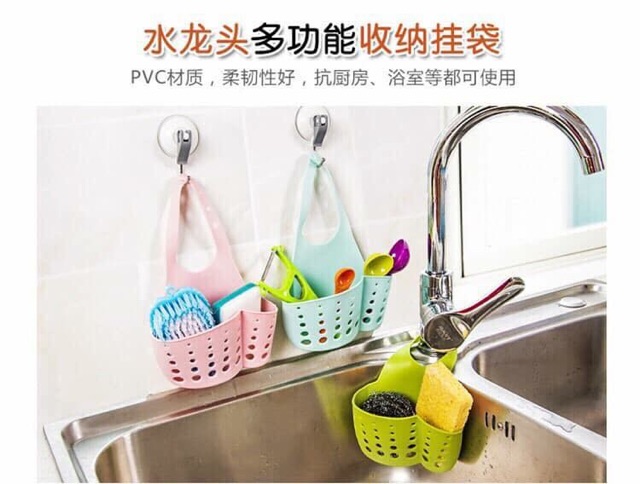 Giỏ nhựa treo đựng rẻ rửa bát