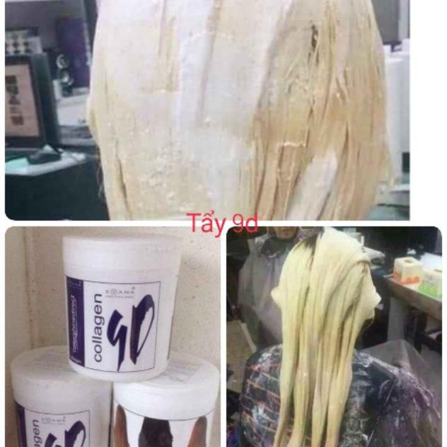 BỘT TẨY TÓC 9D COLLAGEN KYANA 500G TẨY 1 LẦN LIVE 9-10