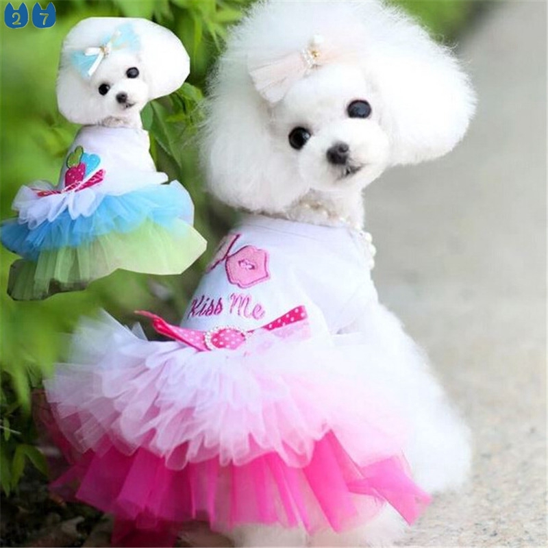 Đầm công chúa thời trang xuân hè xinh xắn dành cho cún cưng