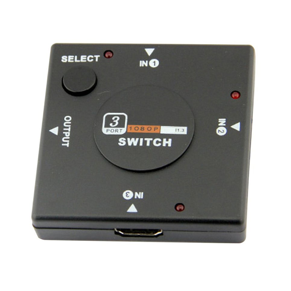 HDMI-compatible Mini Switcher 3 Devices To 1 Tv Switch Box Selector 3 In 1 Out
