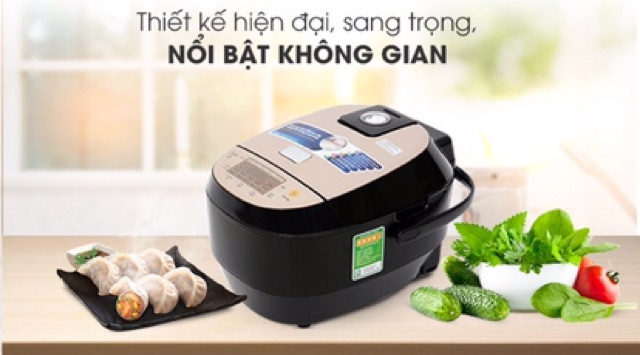 Nồi cơm điện cao tần Midea 1.8 lít MB-HS5007 - Lòng nồi bằng sắt cấu tạo 5 lớp dày chắc, bề mặt phủ chống dín | BigBuy360 - bigbuy360.vn