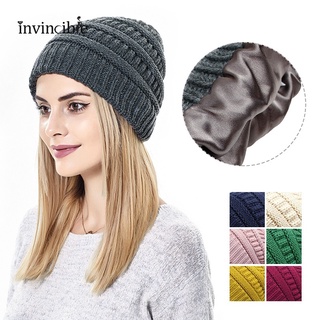 Mũ beanie trùm đầu màu sắc đơn giản cho nữ