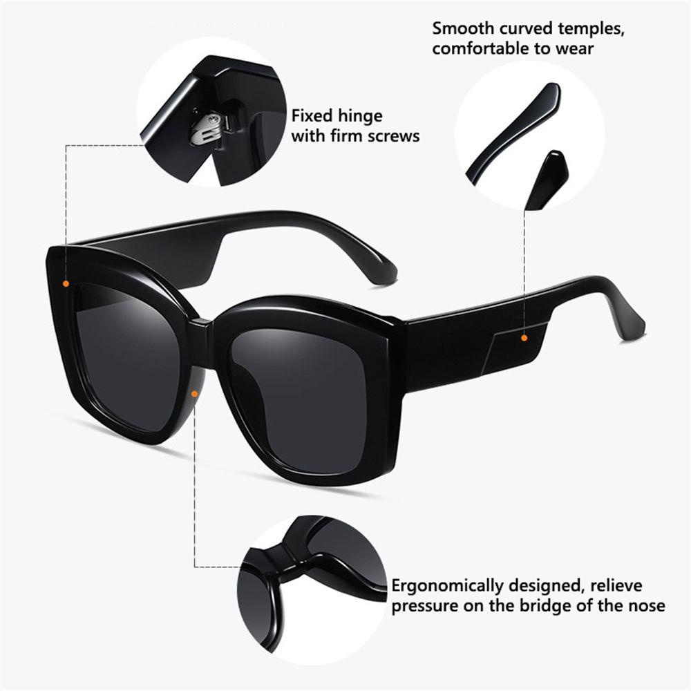 ESPO Kính Mát Vuông Oversized Chống Tia UV400 Sang Trọng