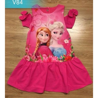 Đầm lanh Elsa tay rớt vai