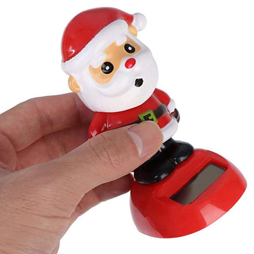 Búp Bê Lắc Đầu Hình Ông Già Noel Phát Ra Âm Thanh Lắc Lư Chạy Bằng Năng Lượng Mặt Trời ELMER1