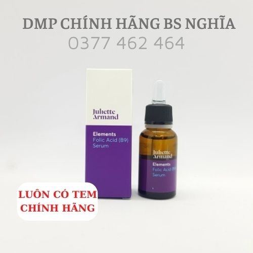 Serum B9 Juliette Armand phục hồi làm dịu da, Folic Acid B9 Serum JA 20ml - Bác Sĩ Nghĩa