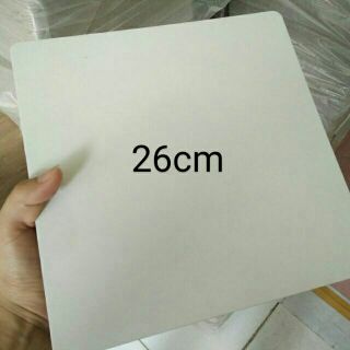 10 đế đựng bánh gato trắng vuông - tròn