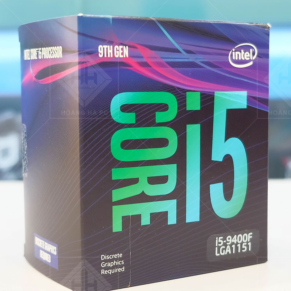 CPU Intel Core i5 9400F (2.9GHz turbo up to 4.1GHz, 6 nhân 6 luồng, 9MB Cache, 65W) - Socket Intel LGA 1151-v2