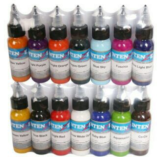 mực tập xăm trên da giả