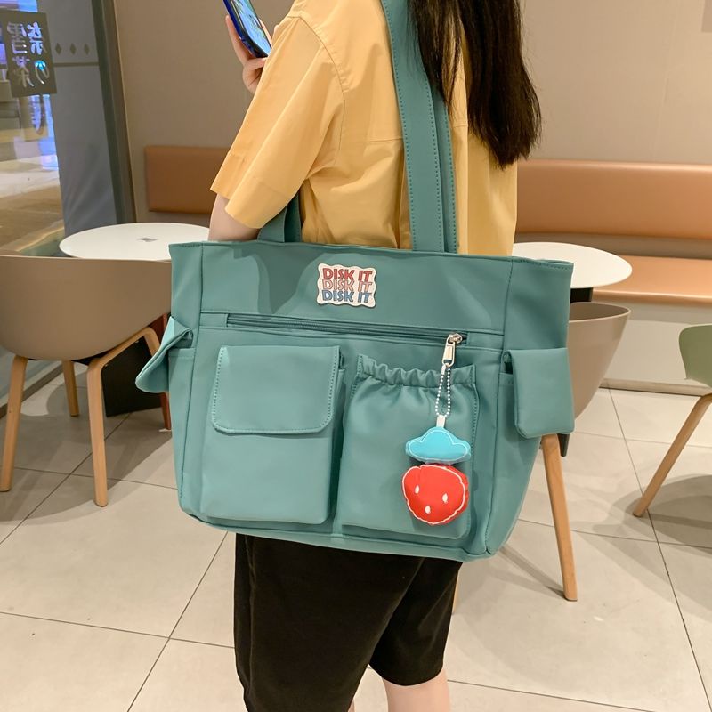 Túi Xách Canvas Sức Chứa Lớn Phong Cách Nhật Bản Cho Nữ