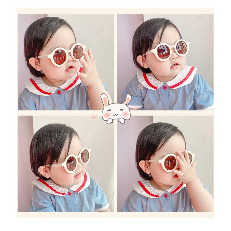 Mắt kính trơn cho bé tặng kèm hộp xịn sò