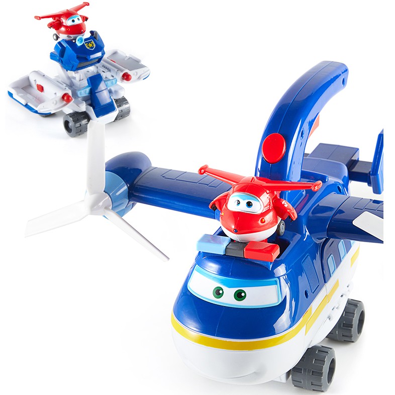 Mô hình bộ siêu xe cảnh sát super wings đội bay siêu đẳng đồ chơi trẻ em bằng nhựa cao cấp hãng Audley