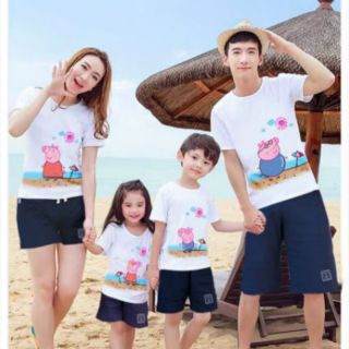 🏕VIDEO ÁO GIA ĐÌNH ĐI BIỂN HEO PEPA