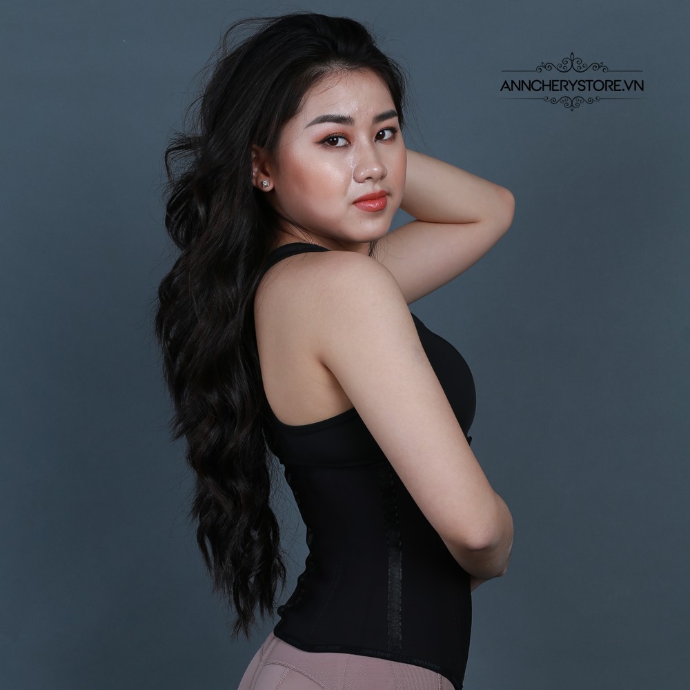 Gen nịt bụng Ann Chery 2026 màu đen