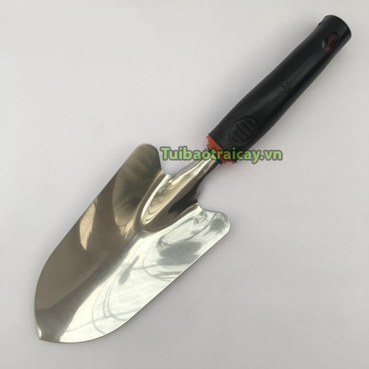 Xẻng làm vườn mini lưỡi inox cán nhựa - D18