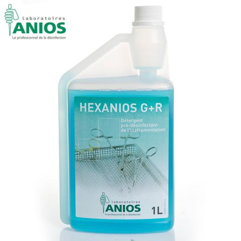 Dung dịch vệ sinh dụng cụ Hexanios can 1 lít