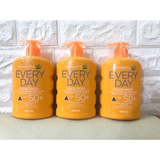 Kem chống nắng Woolworths Úc - 500ml