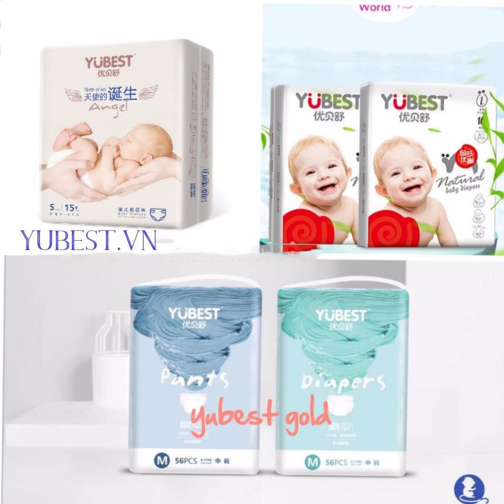 Bỉm cao cấp Yubest Angle/Yubest gold / Yubest dán/quần S132/M108/L96/Xl84/XXL72