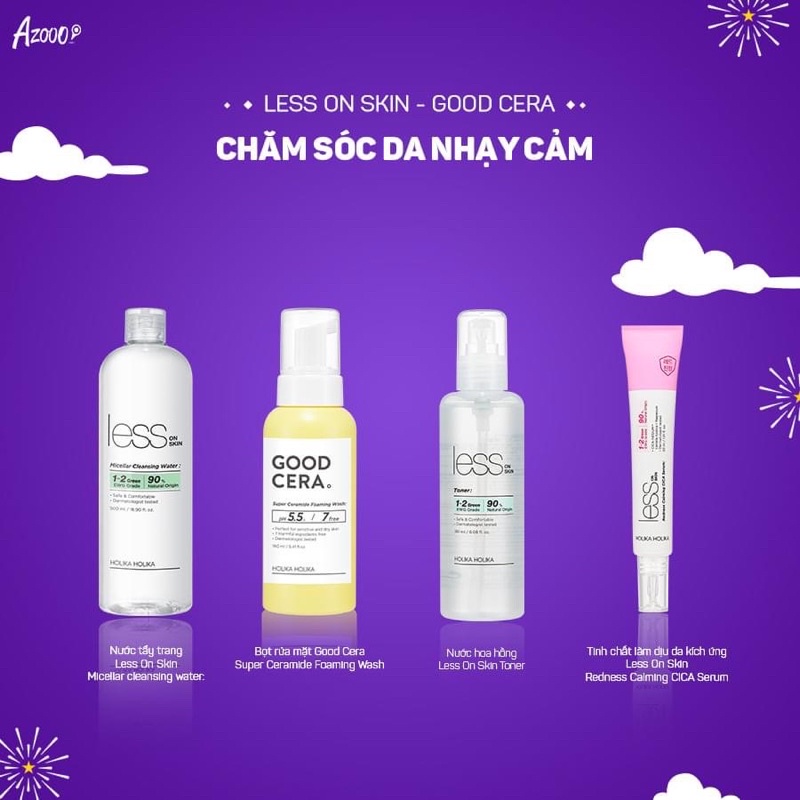 Kem dưỡng ẩm, làm dịu da kích ứng Holika Holika Less On Skin Redness Calming CICA Balm 40ml