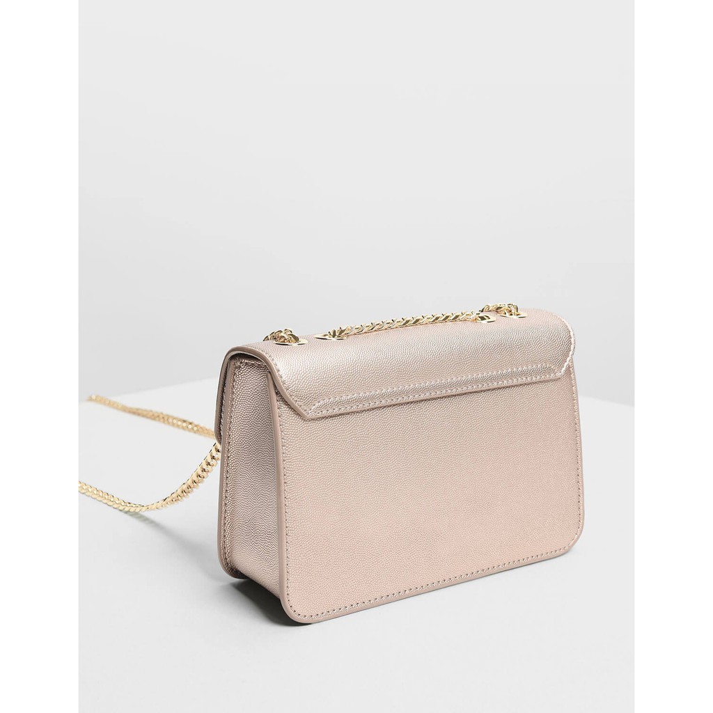 Túi xách Charles and Kieth màu be CK264