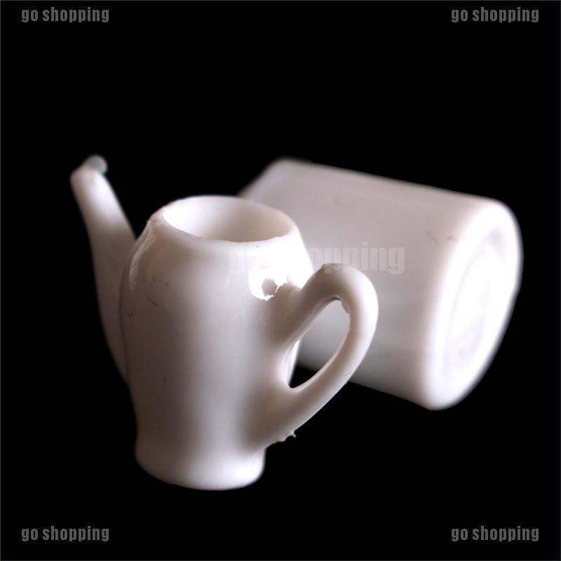 {go shopping}10pcs Dollhouse Miniature Dining Ware Tea Set Dish Cup Plate